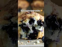 The BEST 🫐blueberry muffins🫐! #muffins #recipe #shorts