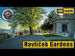 Hidden Gem of Prague – Grébovka (Havlíčkovy Sady) Walk 🇨🇿 | 4K HDR Vinohrady Stroll