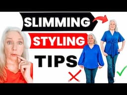 5 Instant Slimming Styling Tips To Look Up To 10 Pounds Thinner Women Over 50 & 60