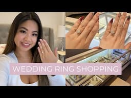 Finding my ring! Try-on shopping and storytime [Wedding Series 👰🏻‍♀️] #2024bride #weddingplanning