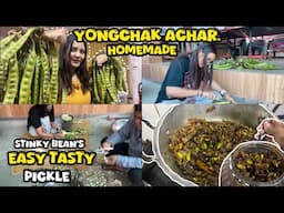 Yongchak achar semba ym haokhre 😋 mayam su try toubiyuEASY STINKY BEAN PICKLE || Homemade achar