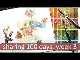 100 Days of Creating, Week 3 Progress