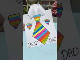 Cute Father’s Day card ideas | Happy fathers day #shorts #fathersday