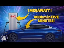 BYD 1 MEGAWATT 5 minute EV Charger. Overdue or Overkill?