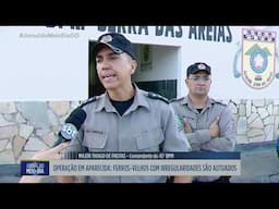 Fiscalização em comércio de sucatas em Aparecida de Goiânia