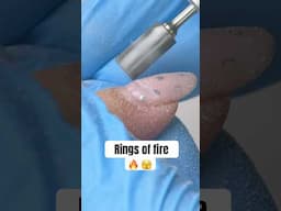 avoid rings of fire 🔥 efile tips for carbide bits #nailtech #ericasata #naileducation