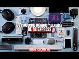 30 productos casi regalados de ALIEXPRESS 💥 ¡Todos por 1€, 5€, 10€ o 30€!