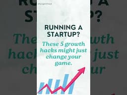 5 Growth Hacks Every Startup Founder Needs to Try #entrepreneurship #motivation