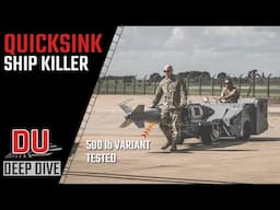 How latest QUICKSINK munition would enable US military take down adversary’s naval armada?