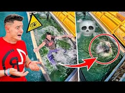 Me chupa un AGUJERO en un canal de agua...⚠️| Parkour