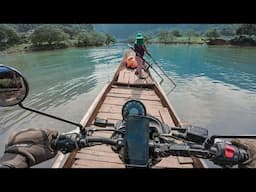 Riding Ho Chi Minh trail, crossing rivers of Vietnam on a motorbike - Episode 9