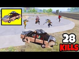 The "UGLIEST" Car Skin I Have Ever Seen in The History Of Bgmi • (28 KILLS) • BGMI Gameplay