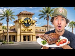 Eating At a Casino For 24 Hours (South Florida Hard Rock)
