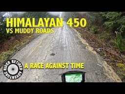 Himalayan 450 on BC logging roads near Powell River, BC