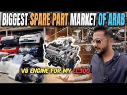 Found This V8 Engine For My LC300 | Biggest 2nd Hand Spare Part Market Of UAE | ExploreTheUnseen2.0