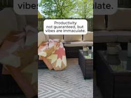 Moved my to-do list outside