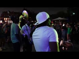 Endless jazz music at St. Louis Cathedral at 2025 Jackson Square, Super Bowl LIX festivities