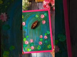 Do it without Resin and Clay #shorts #shortsfeed #diy #lotuspond #resinart #craftmerint
