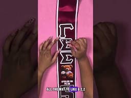 Make MY Graduation Stole with me 🎓🥹 You know I had to pull out all the stops! #graduationstole