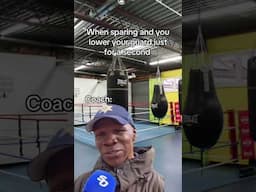 When Coach is watchin the sparring