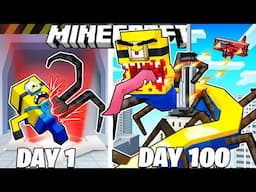 I Survived 100 Days as MINION.exe in Minecraft!