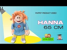 Hanna, the sparkling and adorable red-haired, 65 cm by Living Puppets
