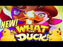 ★NEW SLOT!★ WHAT THE DUCK!! 🦆 I WAS SO CONFUSED, BUT THIS SLOT PAID! 😜 Slot Machine (KONAMI)