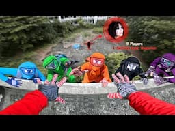 If Among Us Had Serbian Lady Dancing vs Pro 9 SPIDER-MAN ( POV 9 Players , 1 Impostor and 10,000$ )