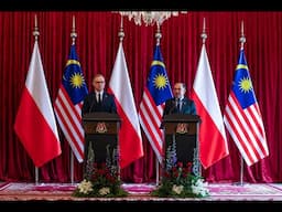 Putrajaya. Spotkanie Prezydenta RP i Premiera Malezji z mediami