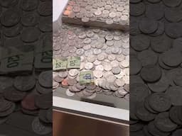 Day 55 Trying to Win MONEY from a Coin Pusher! #shorts #arcade #money