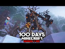 100 Days Stranded in a Haunted Redwood Forest in Minecraft Hardcore... Here's What Happened