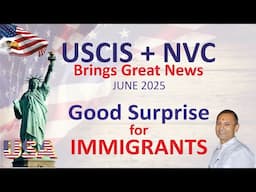 Good News for immigrants F1, F2A, F2B, F3, F4, USCIS and NVC Brings Great Job