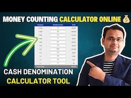How to Use Money Counting Calculator Online 💰 (Cash Denomination Calculator Tool)💸