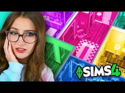 the sims 4 but every room is a different color