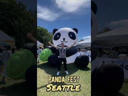 Panda Festival in Seattle 2025 at Seattle Center Fisher Pavilion in June