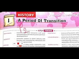 ICSE class 8 history chapter 1 A Period of Transition