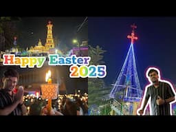 Happy easter 2025 ☺️ Mini Vlog 😌 Night Prayer 😌  St Thomas Mount