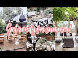 SPRING CLEAN WITH ME BACKYARD REFRESH