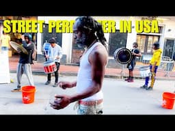 अमेरिका के गलियों में गाने बजाने वाले Street performer