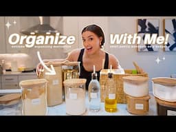 EXTREME ORGANIZING MOTIVATION| Budget Friendly Pantry Makeover + Organize With Me + Tips & Tricks!