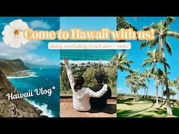 Hawaii Vlog | Come to Hawaii with us! | hiking, snorkeling, beach days, fun days in mu life, Oahu!