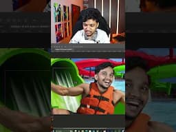 Adding Water in my thumbnail #photoshop