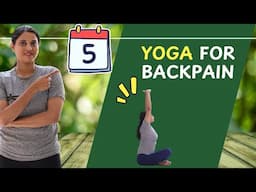 Day 5 of 7 days Yoga for Back Pain Relief ||