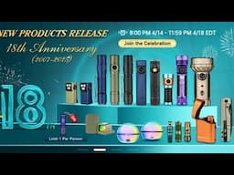 April 14th is the huge Olight 18th anniversary sale!