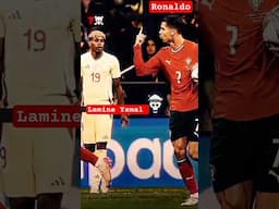 Ronaldo: who is Lamine Yamal?😅
