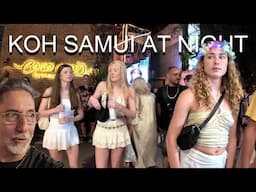 Koh Samui NIGHTLIFE: Wild Beach Party and Night Market Fishermans Village