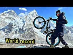 ✅FINAL⚡️WORLD RECORD⚡️Conquering Everest⚡️What Electric FatBike is capable of in the MOUNTAINS Part6