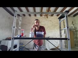 Painting our Tower Room Ceiling & Unexpected History. Will we be ready for our Guests ?