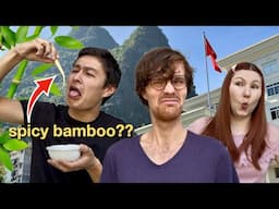 Europeans Try CHINESE Snacks (and talk about studying in China!)
