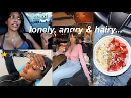 spend a chaotic Valentine's Day with me ♡ waxes, food & shopping!